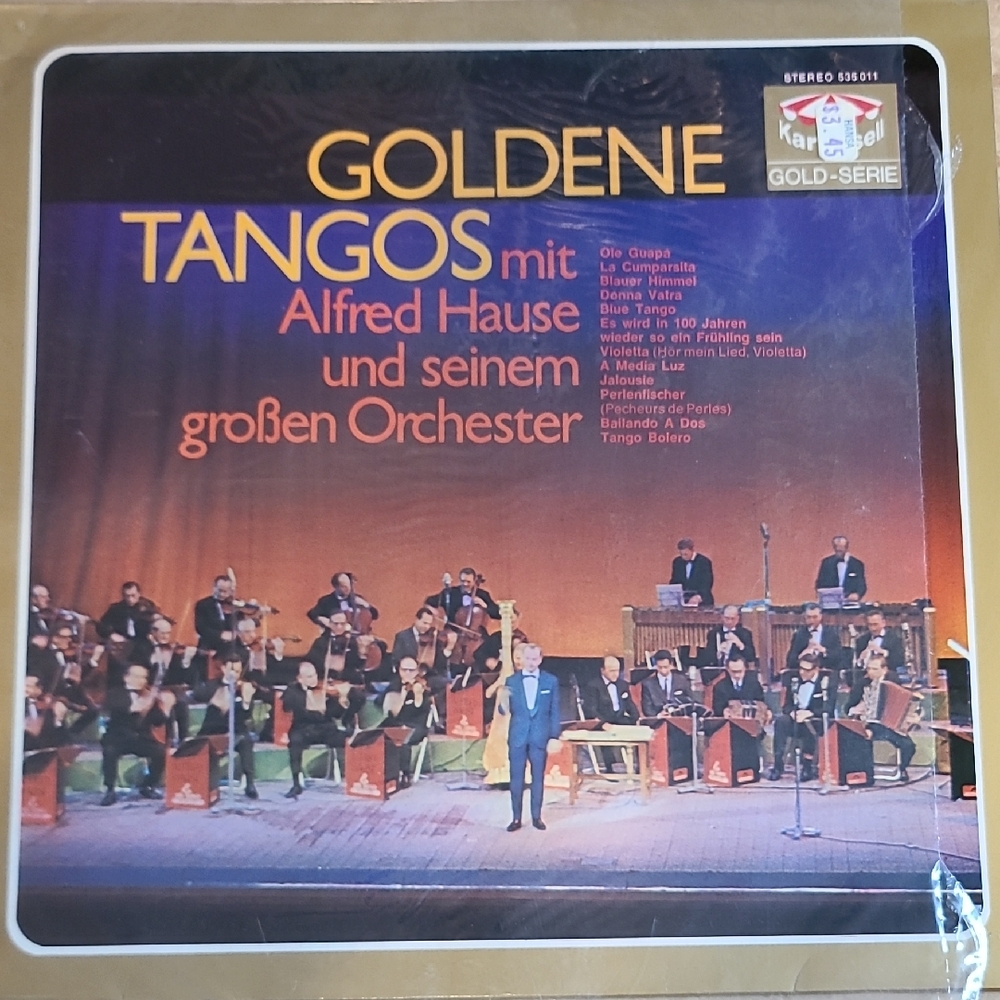 1969 Vinyl Goldene Tangos Alfred Hause Orchestra Germany